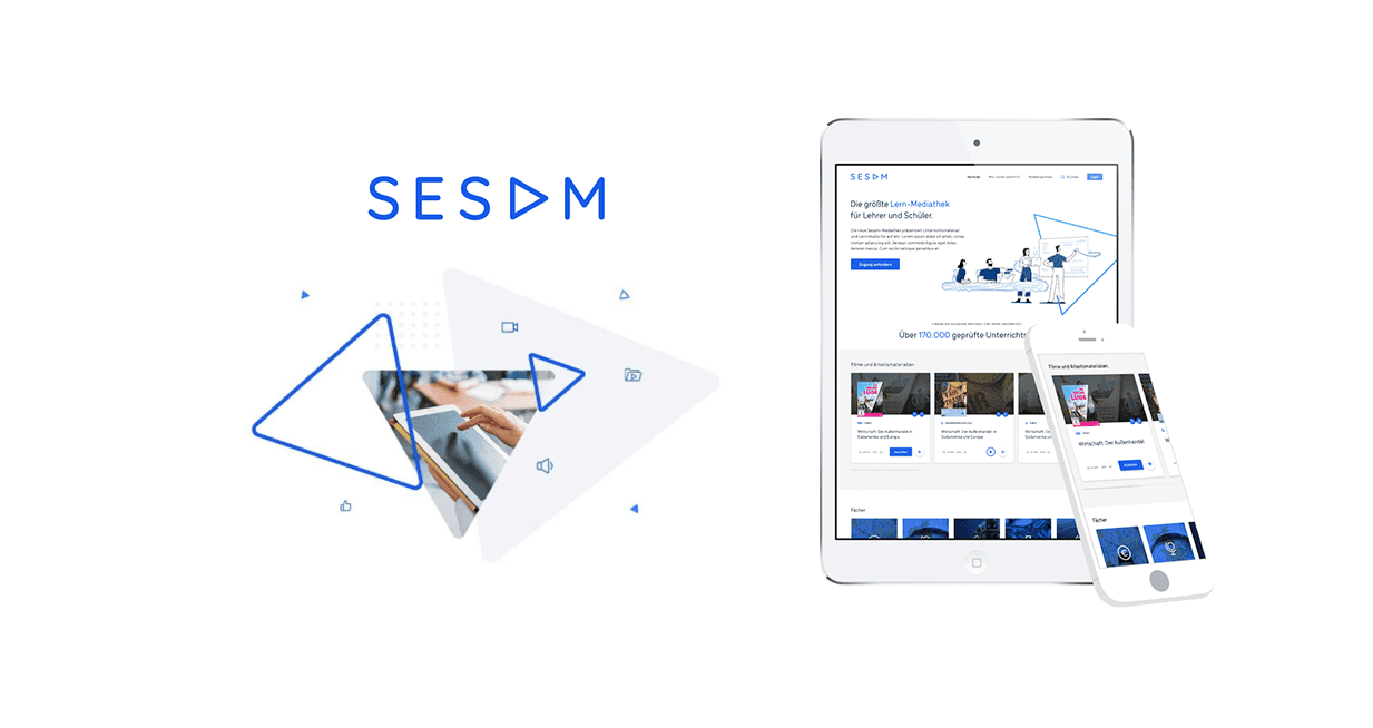 Collage zur Unterrichtsmediathek Sesam